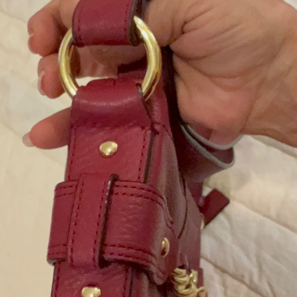 Coach North South chain duffle F19722 Excellent condition Boysenberry - Picture 10 of 10